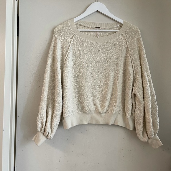 Free People Found My Friend Pullover in Cream - Picture 7 of 9